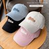 Breathable Baseball Hat Letter Embroidery Duck Tongue Cap Fashion Duckbill Cap  Women Men