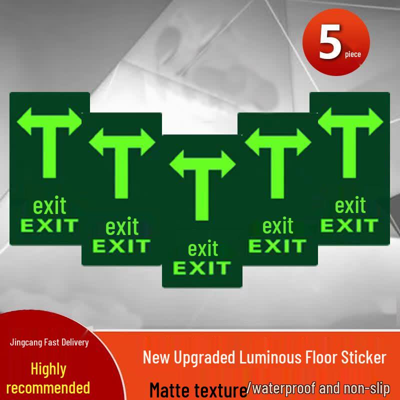 Luminous PVC Safety & Exit Directional Signs