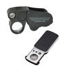 Portable Jeweler Loupe with LED Light Pocket Size Diamond Magnifier Compact Jewelry Magnifier for Jewelry Coins & Stamps