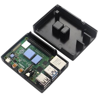 Für Geeekpi Raspberry Pi 4 Cnc Aluminiumgehäuse mit Lüfter Kühlkörper für Pi 4B