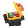 Industrial Pushbutton Switch With 6 Pins Waterproof Electromagnetic Design For KJD22 Perfect For Lathe Machines And Drills