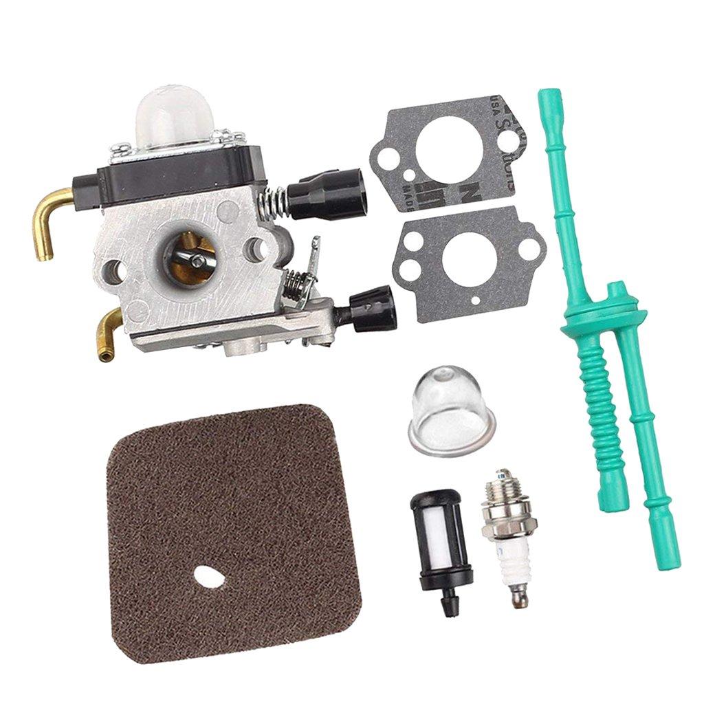 Baoblaze Carburetor Kit with Fuel Line for FS45 FS55R FS55C KM55 FS38 FS45C FS High Quality