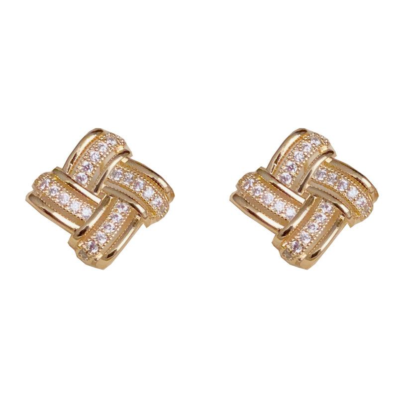 

Новый стильный и нишевый дизайн с изысканными бриллиантовыми серьгами, компактные и роскошные серьги