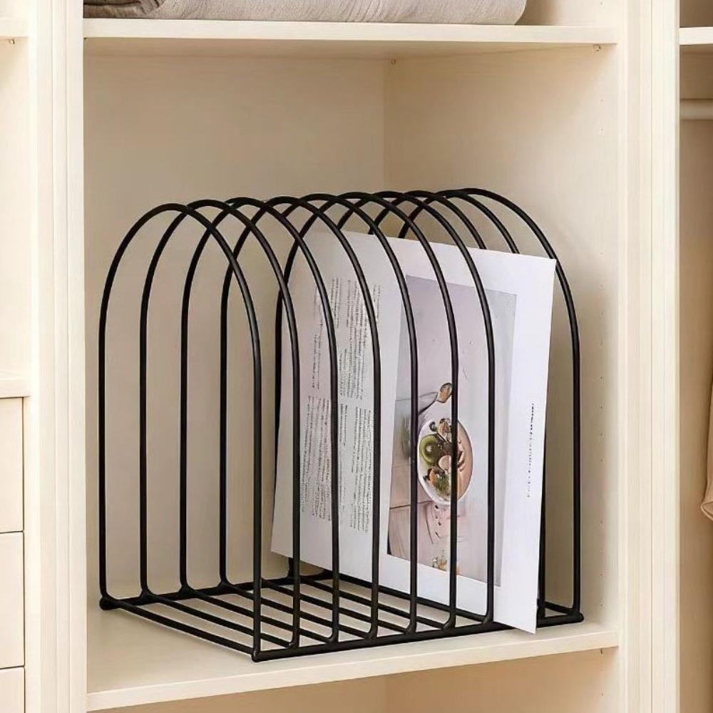 Sturdy Beanie Display Rack Iron Wire Hat Storage Rack Wool Cap Organizer  Bookshelf Organizer 10.24in Black