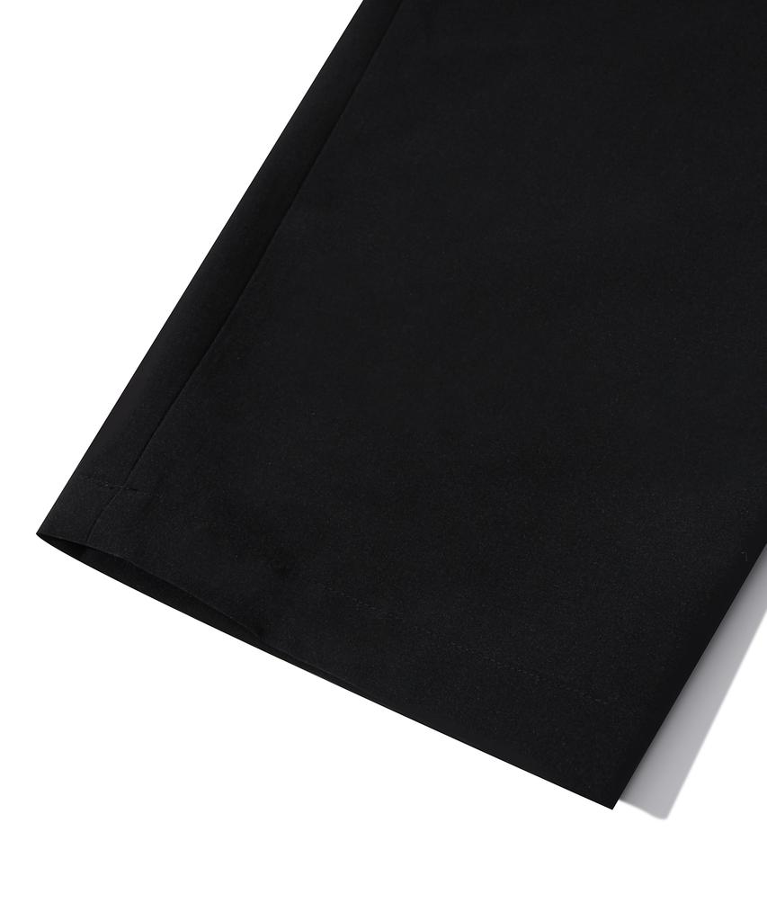 DIAMOND LAYLA Two-Tuck Wide Banding Slacks P14 Black