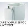 Squirrel Trash Can Commercial Kitchen Caster Pail Gray 70L with Drain Plug Made In Japan