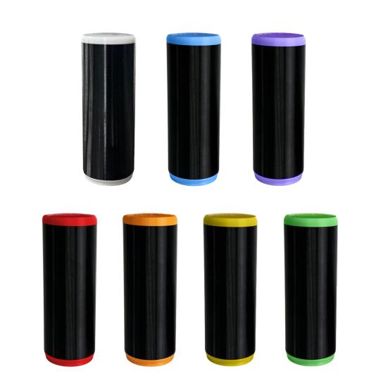 Dual Can Holder for Beer Soda Insulated PLA Can Cooler with Ergonomic Grip Quick Reload Outdoor Event Accessory