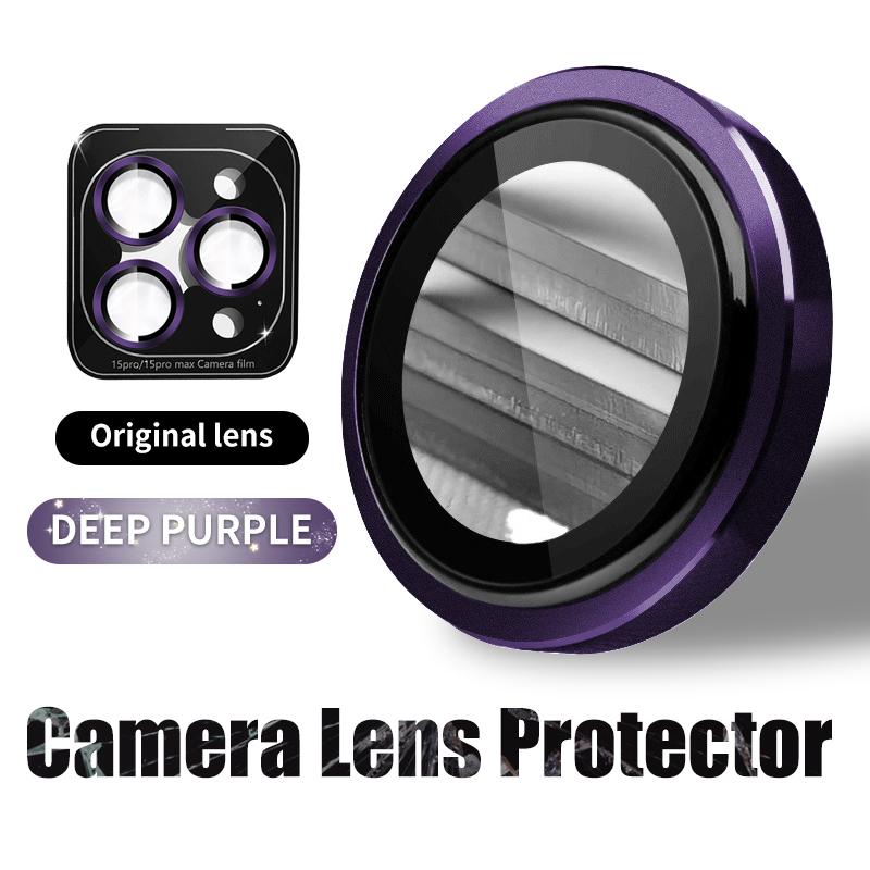 

1 комплект Защитное металлическое кольцо для объектива камеры для iPhone 16 15 14 13 12 11 Pro Max 16 Plus 13 12 mini Полное покрытие Защитная пленка из закаленного стекла для камеры 14 Pro/14 Pro Max