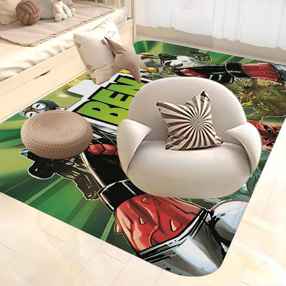 B-Ben 10 Classic Entrance Door Mat Nordic Style Bedroom Living Room Doormat Home Balcony Anti-Slip Modern Home Decor