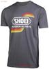 T-shirt Shoei Logo Estate 2026 Taglia Piccola Grigio vintage Lavata Traspirante abbigliamento designer Versatile Unisex Morbido streetwear Comoda