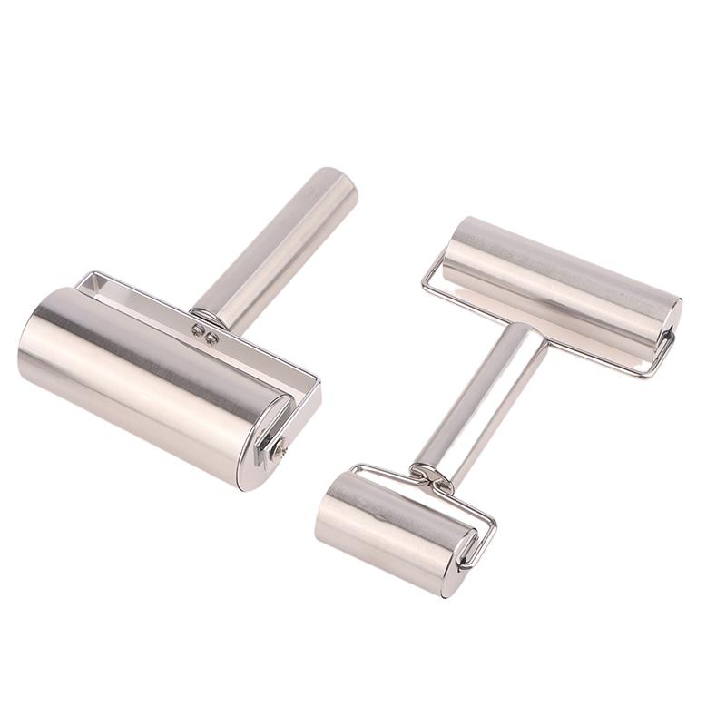 1Pieces Single/Double Head Stainless Steel Rolling Pin Non-stick Dough Pastry Roller Kitchen Dumplings Machine Outdoor Tableware