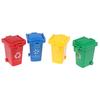 Kid 4Pcs/Set Trash Can Toy Garbage Truck Cans Curbside Vehicle Bin Toys