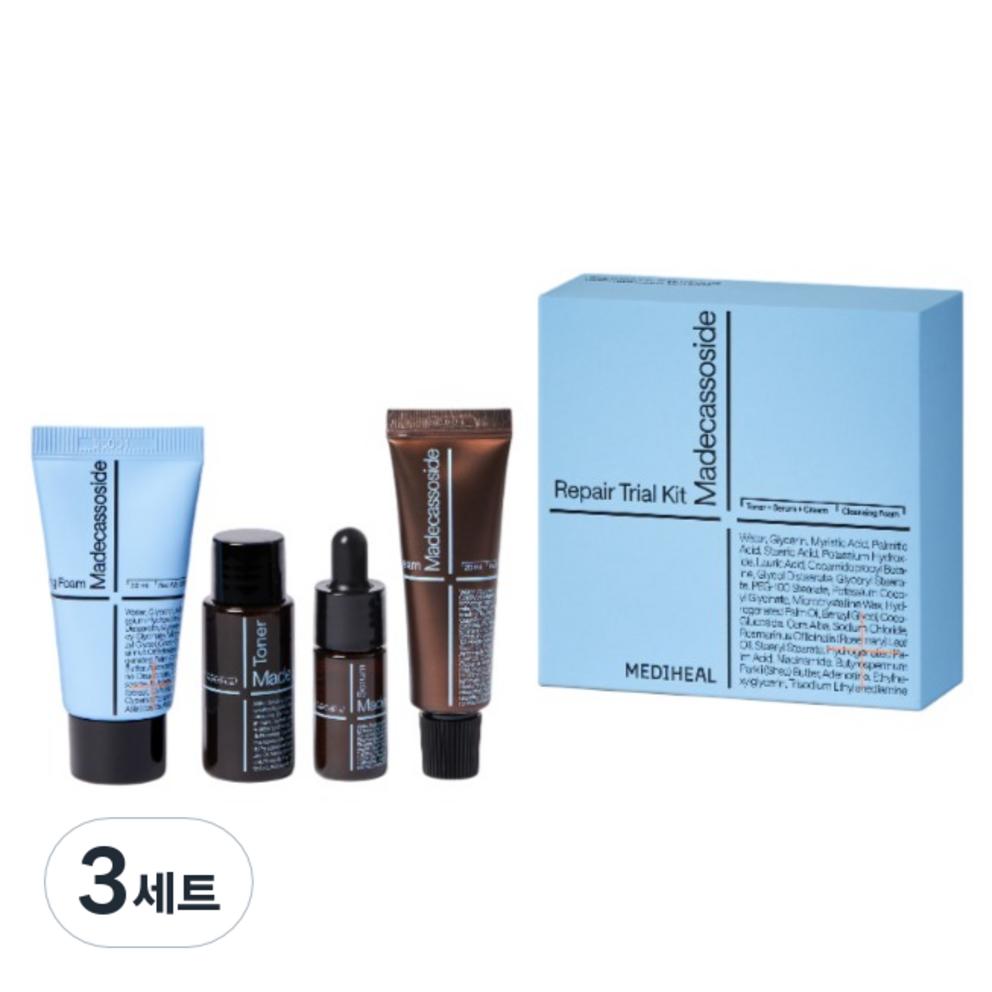 [Mediheal] Madecassoside Repair Trial Kit (Cleansing Foam 30ml + Toner 30ml + Serum 10ml + Cream 20ml) 3-Set