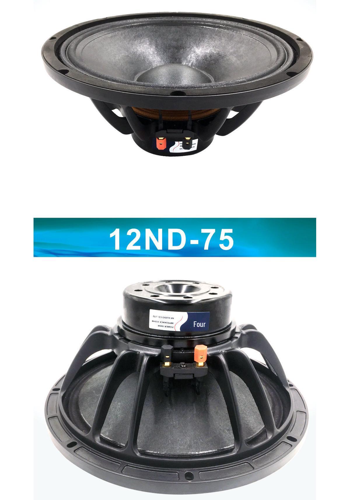 High-Power 75 Core Leighton 10-12 Inch Neodymium Magnet Mid-Bass Speaker