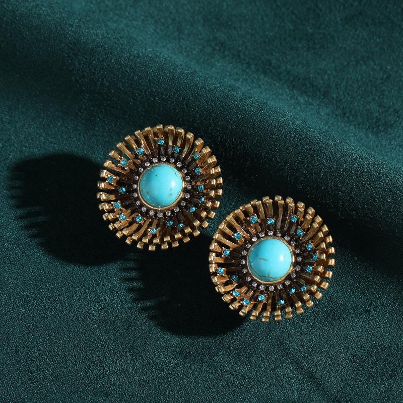 Yong Nuo Vintage Retro Jewelry: High-End, Colorfast Antique Earrings