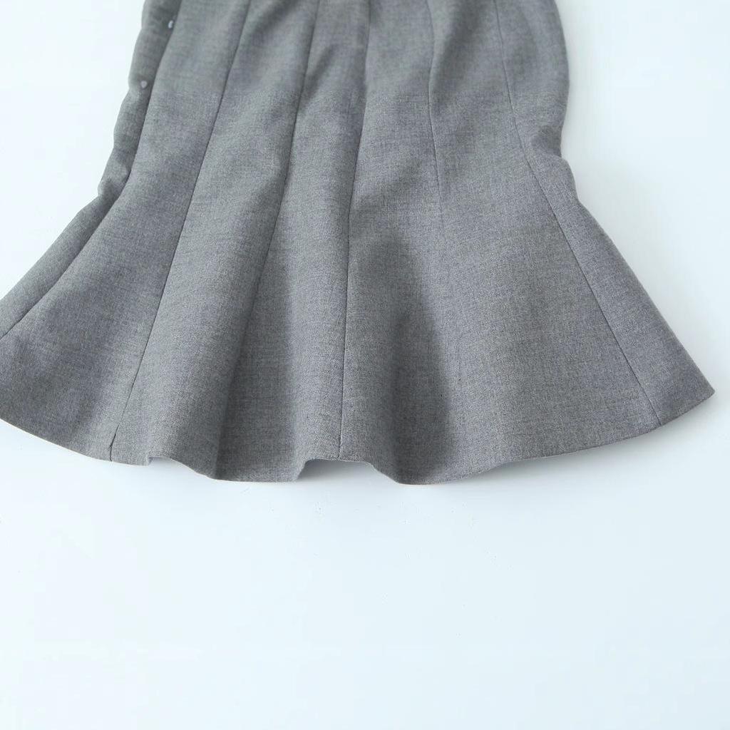 2024 Winter Women's European & American Style Fashion: Simple Short Skirt & Bandeau Top