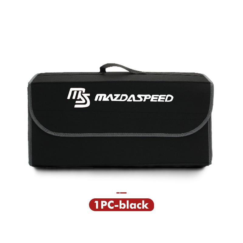 For Mazda Car Styling Trunk Storage Box Felt Cloth Organizer Foldable Stowing Tidying Bag 2 3 5 M5 Ms CX-4 CX-5 CX6 CX7 M3 M6