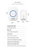 Smart Wireless Waterproof Doorbell, Battery Powered, Plug-Free