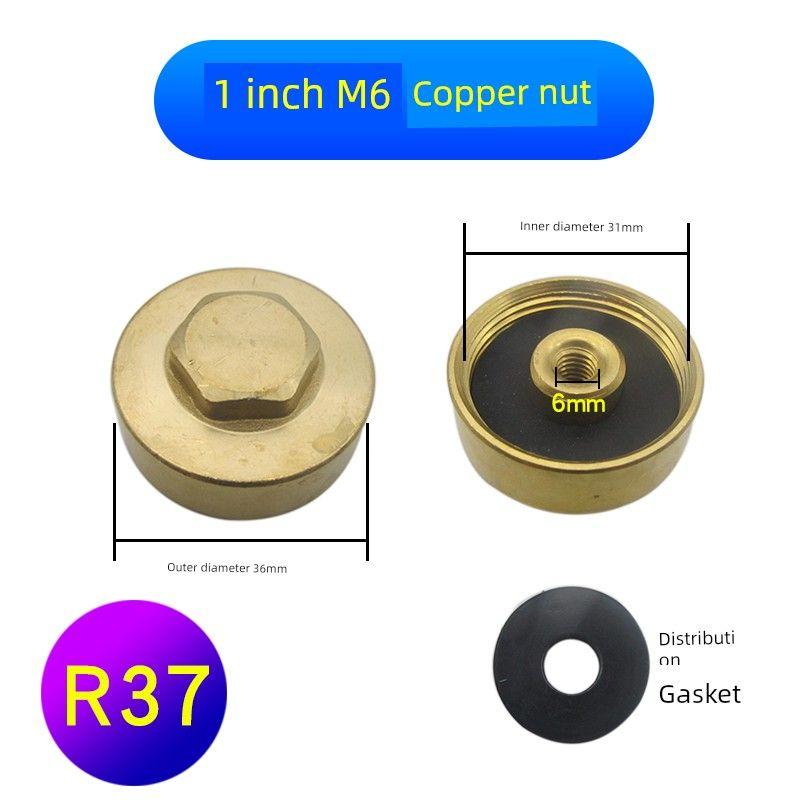 

Electric Water Heater Magnesium Bar Drain Outlet Nut Plug Magnesium Bar Nut Neutral 4/5/6 Minutes 1-Inch Cover Accessories 1inch M6 Copper Nuts