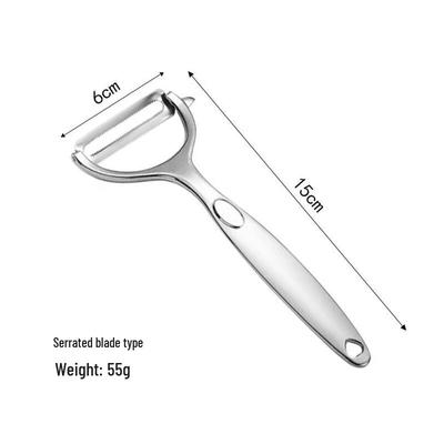 ZISIZ Zinc Alloy Serrated Peeler