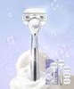 Eve Glow Hair Removal/Women's Razor Set (1 Handle + 4 Blades Total)