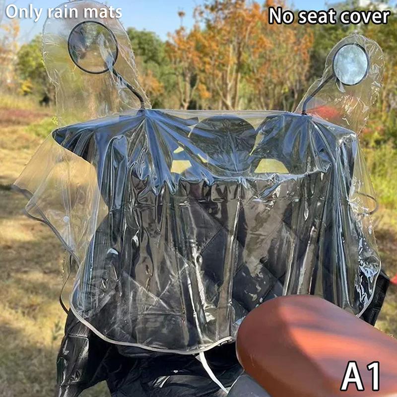 

Универсальный полупрозрачный чехол для мотоцикла Водонепроницаемый дождевик Электрический велосипед Чехол от солнца Защита от дождя Пылезащитный Велосипедный защитный
