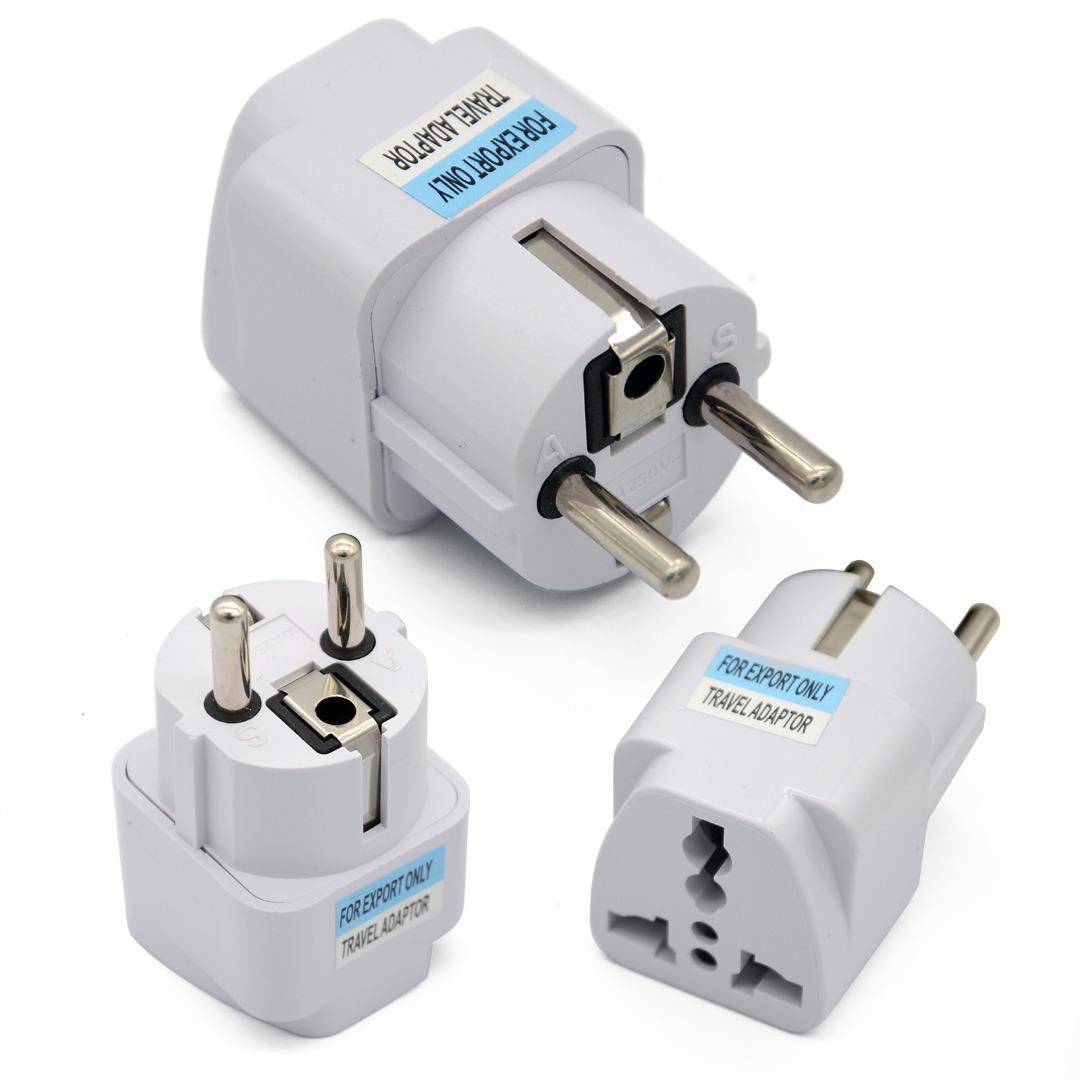 

New UK US AU to EU European Charger Power Socket Plug Adapter Travel Converter