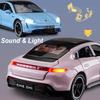 Skala 1:32 Taycan 911 GT3 Sportwagen Modell Spielzeug Diecast Metall Sound Licht Pull Back Miniaturfahrzeuge Spielzeug Sammlung Ornamente