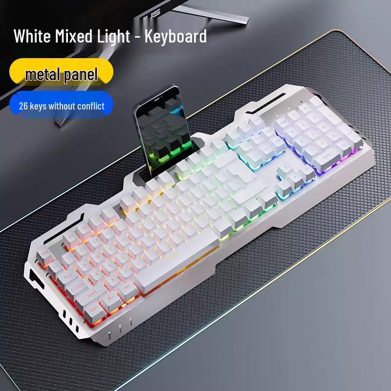 Maverick Mechanical Gaming Keyboard, Mouse, and Headset Set - Wired Esports Peripherals.
