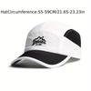 Fashion Quick-Dry 5-Panel Baseball Cap Letter Spring Summer Duckbill Cap Breathable Color-Block Thin Sunshade Hat For Men Women
