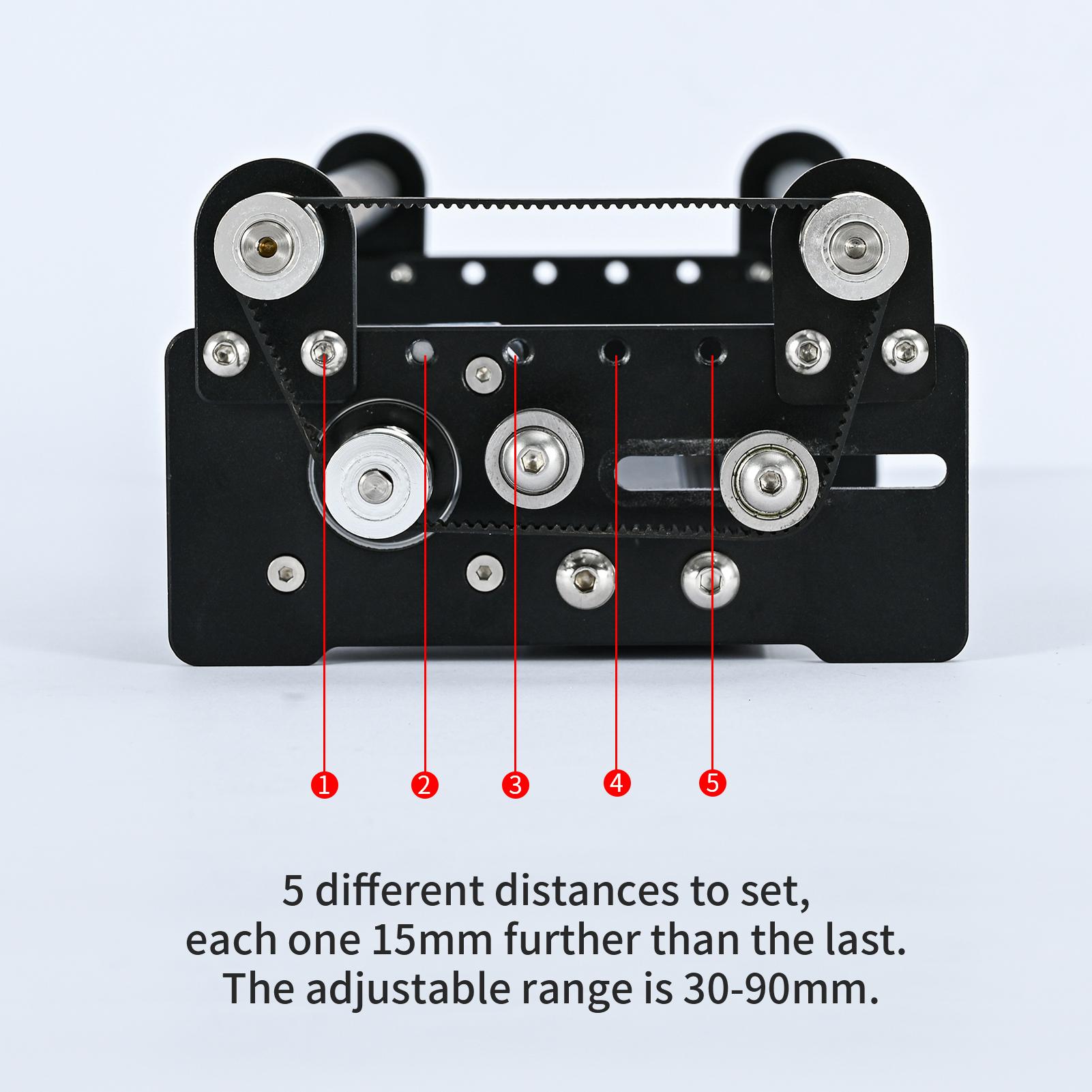 

Engraving Roller for Cylindrical Objects with 360 degrees Rotating Engraving 5 Angle Adjustments Engraving Diameter 18-120mm Compat