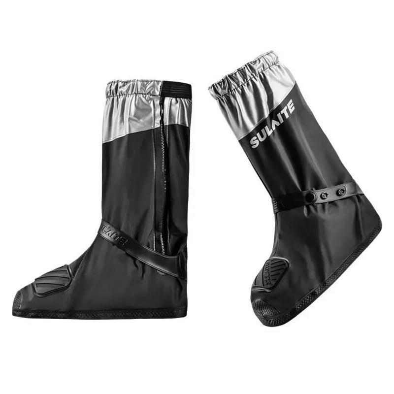 Motorcycle Waterproof Outfit Shoes Cover Motorcyclist Accessories Non-SlipThickened Wear-Resistant Outdoor Foot Gear Rain Boots