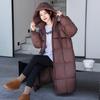 Winter Comfortable Thick Cotton Coat for Women Long Knee-length Loose Coat