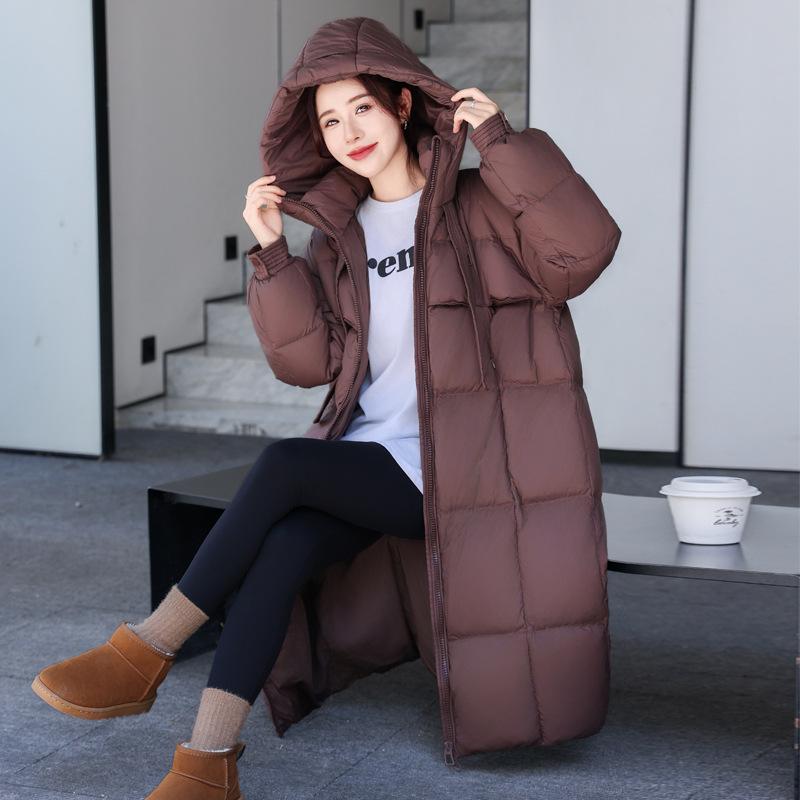 Winter Comfortable Thick Cotton Coat for Women Long Knee-length Loose Coat