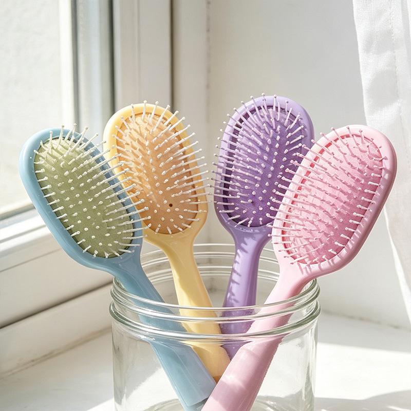 Air Cushion Comb for Massaging Women's Long Hair. The Hair Cushion Comb Is A Cute and Small Comb Designed for Massaging Hair.