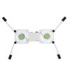 Laptop Cooling Pad USB Foldable Radiator Cooler Stand Light Portable with AntiSkid Mount(White )