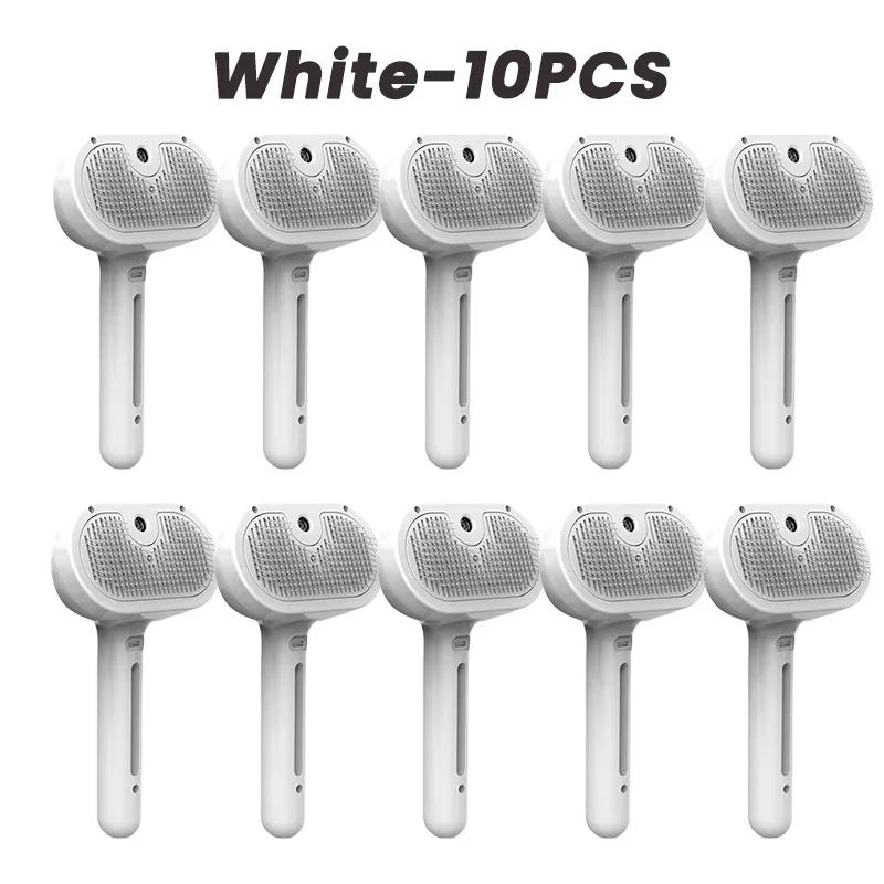 1-10PCS Painless Pet Hair Removal Comb USB Rechargeable Detangling Brush For Dogs Cats Grooming Slicker Cleaning Tool