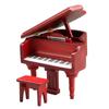 Wooden Piano Model Ornament 1:12 Dollhouse Miniature Furniture Home Scene Decoration