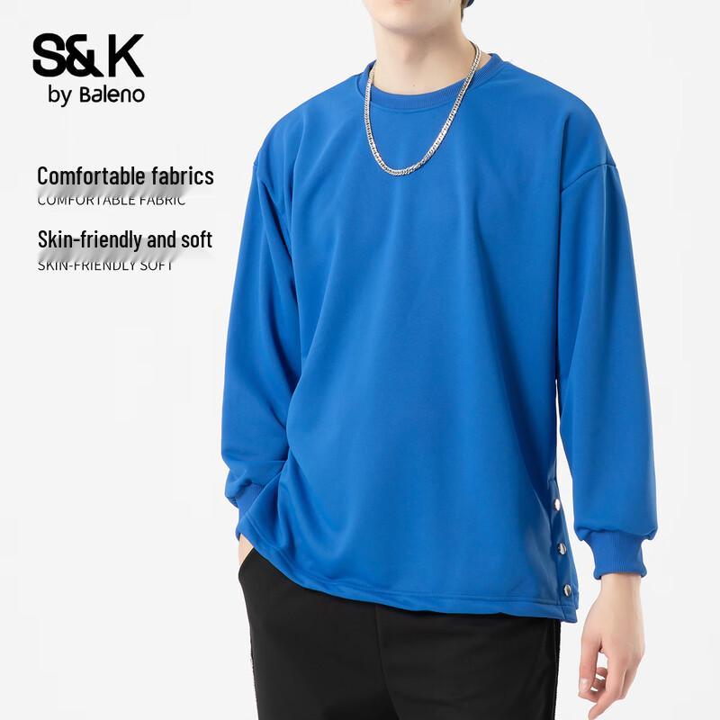 Baleno Men s S&K Series Solid Round Neck Sweatshirt XL
