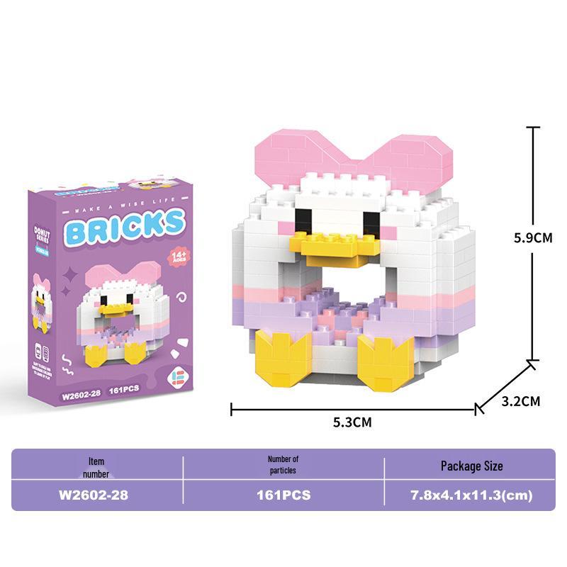Lele Brothers Micro Building Blocks - Educational Small Animal Sets for Kids, Compatible with Lego, Boys' Toy Gifts