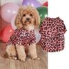 Leopard Print Dog All Seasons Blouse For Small Medium Dog