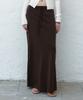 Odes Chill Maxi Skirt (Brown)