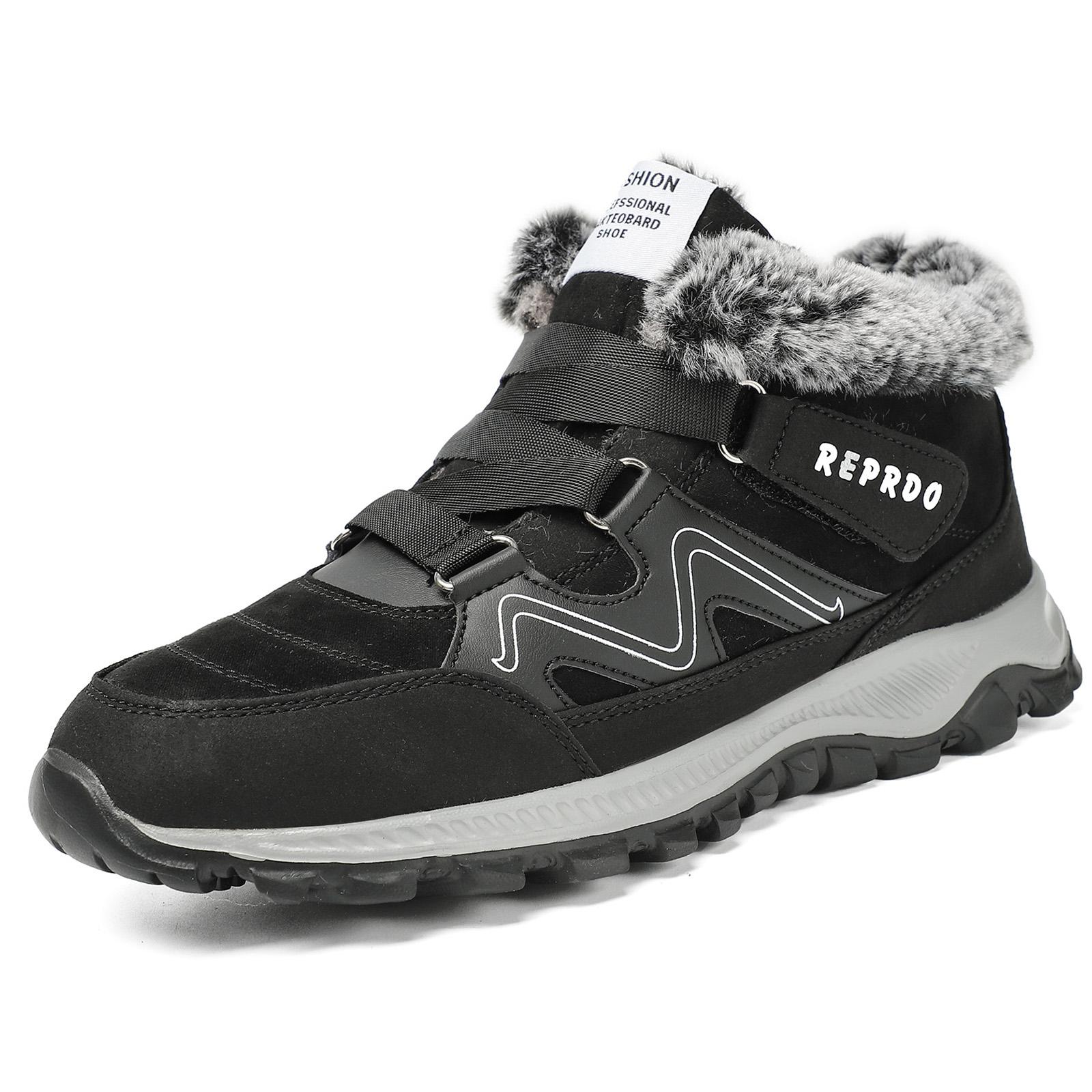 

Мужские ботинки Высокое качество Зимний мех Сохраняют тепло Ботильоны Снежные ботинки Мужские Зимние Резиновые Рабочие ботинки Мужские Кроссовки Зимние Ботас 45 чёрный