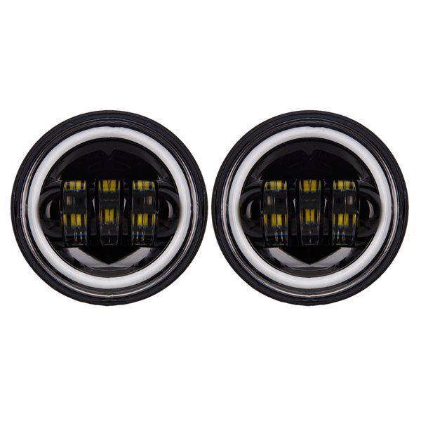 4.5" 30W LED Angel Eye Motorcycle Fog Light for Harley, Off-road Auxiliary Spotlight