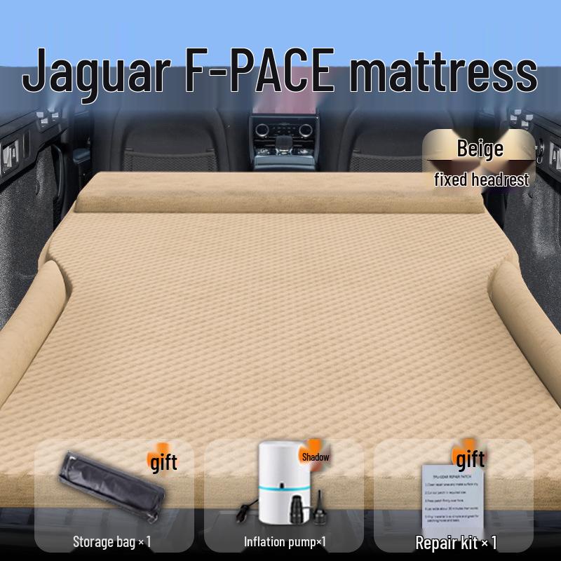 Jaguar F-Pace Inflatable Car Trunk Mattress and Rear Seat Sleeping Pad