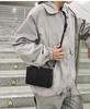 Solid Minimalism Sling Bag Unisex Streetwear Persality Box Bags for Men Suitcase Shape Crossbody Bag Shoulder Messenger Bags