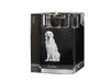 Kuvasz – Candle holder with dog photo, crystal tealight holder | Art-Dog