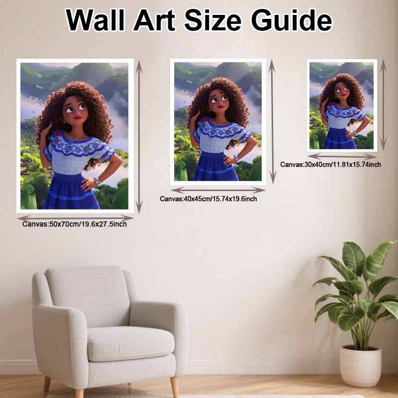 Disney Diamond Painting Kit Isabela Madrigal Hand Embroidery 5D DIY Diamond Art Home Decor Creative Handicrafts Mosaic Wall Art Decor