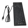 K 800 Keyboard with Touchpad Wired Ultra Thin Mini Compact Touch Keyboard with HUB Function