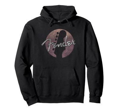 Fender Circle Guitar Headstock Logo Hoodie